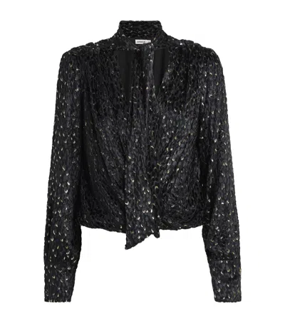 SIMKHAI KAYLIEGH PUSSYBOW BLOUSE