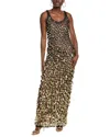 Simkhai Keely Silk-lined Gown In Multi