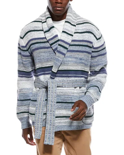 Simkhai Keenan Linen & Wool-blend Cardigan In Multi