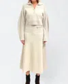 Simkhai Kellie Pullover Sweater In Cream In Neutral