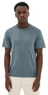 Simkhai Kellyn Crewneck Top Steel In Steel