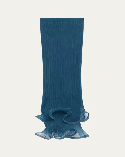 Simkhai Kelso Ruffle Skirt In Celestial