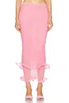 Simkhai Kelso Skirt In Candy Pink