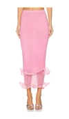 Simkhai Kelso Skirt In Candy Pink
