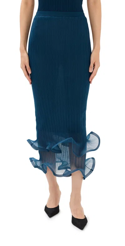 SIMKHAI KELSO SKIRT CELESTIAL