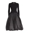 Simkhai Kenlie Mock Neck Midi Dress In Black