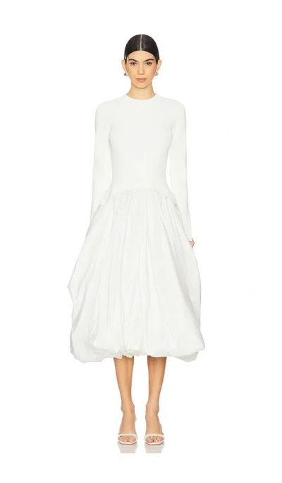 Simkhai Kenlie Midi Dress In Ivory