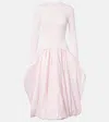 Simkhai Kenlie Ribbed-knit Midi Dress In Pink