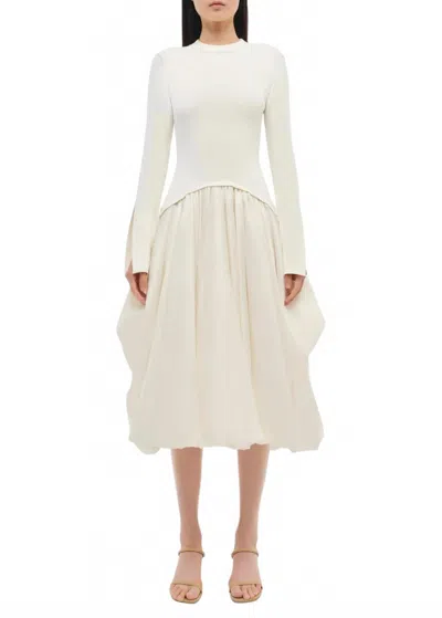 Simkhai Kenlie Midi Dress In Neutral