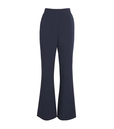 Simkhai Kenna Flared Tailored Trousers In Black