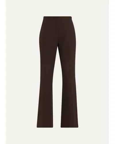 Simkhai Kenna High-rise Flare Trousers In Brown