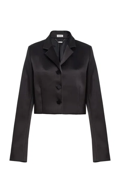 Simkhai Kenza Cropped Blazer In Black