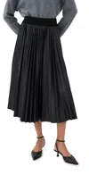 Simkhai Kezia Midi Skirt In Black In Black