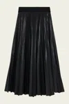 Simkhai Kezia Midi Skirt In Black In Black
