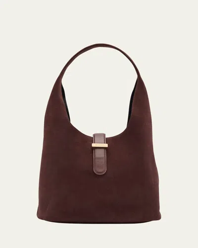 SIMKHAI KHAI BUCKLE SUEDE HOBO BAG