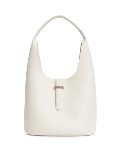 Simkhai Khai Leather Hobo Bag In White