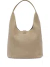 Simkhai Khai Suede Curved-handle Shoulder Bag In Neutral