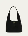 Simkhai Khai Suede Hobo Bag