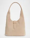 Simkhai Khai Suede Hobo Bag
