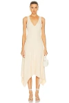 Simkhai Kiara Handkerchief Midi Dress In Point Dume