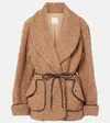 Simkhai Kimia Faux Fur Jacket In Camel 