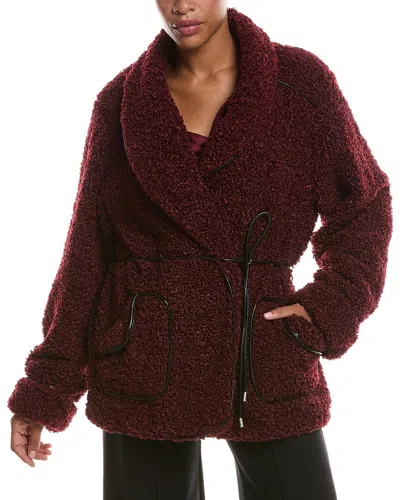 Simkhai Kimia Tie Waist Jacket In Brown