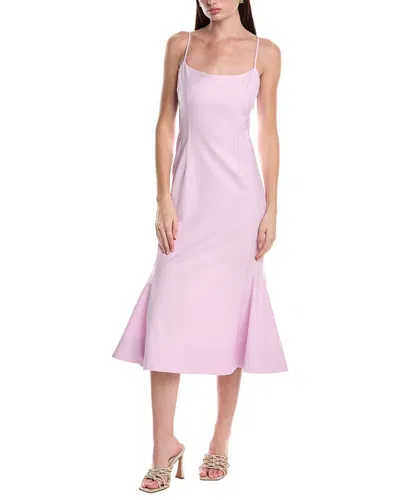 Simkhai Kimmy Midi Dress In Purple