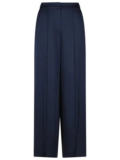 Simkhai 'kira' Loose Pants In Navy Blue Acetate Blend