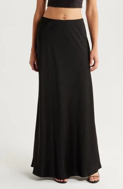 Simkhai Kiri Bias Maxi Skirt In Black
