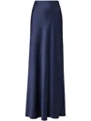 Simkhai Kiri Satin Maxi Skirt In Blue