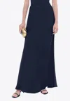 Simkhai Kiri Satin Maxi Skirt In Navy