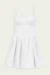 Simkhai Kitt Cotton Mini Dress In White