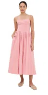 Simkhai Kittiya Midi Dress Dusty Rose In Dusty Rose