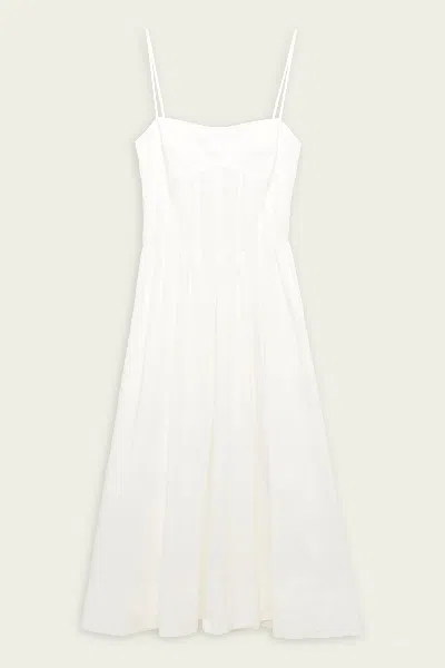 Simkhai Kittiya Midi Dress In White