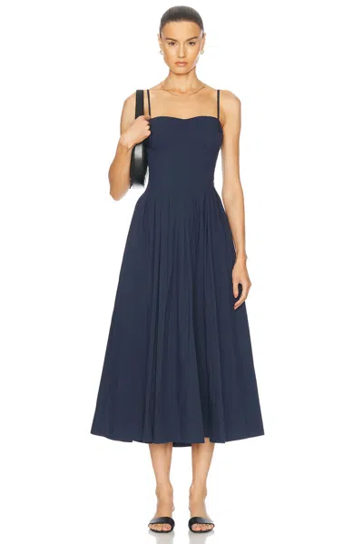 Simkhai Kittiya Midi Dress In Midnight