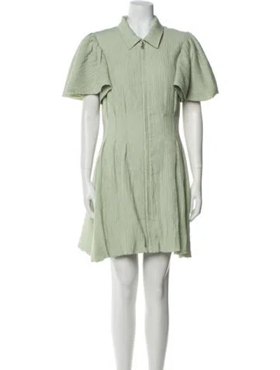 Pre-owned Simkhai Knee-length Dress In Green