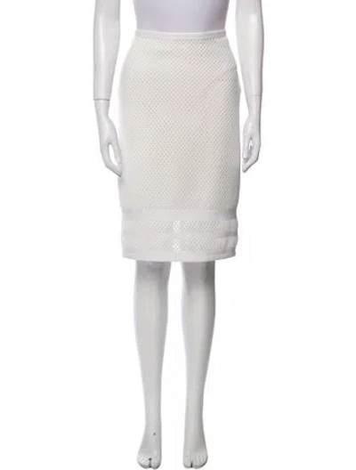 Pre-owned Simkhai Knee-length Skirt In White