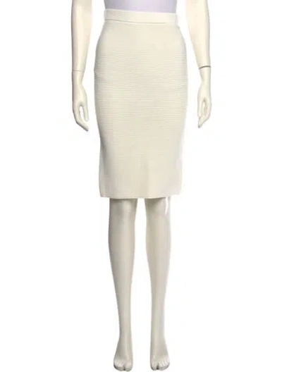Pre-owned Simkhai Knee-length Skirt In White