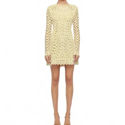 Simkhai Knit Dress In Yellow