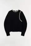 Simkhai Womens Oxblood Monroe Embellished Wool-blend Jumper In Pink