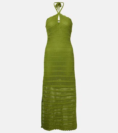 Simkhai Koah Cotton-blend Midi Dress