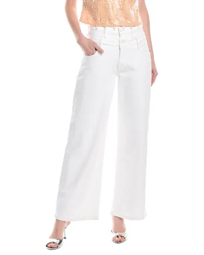 Simkhai Kove Double Waistband White Jean