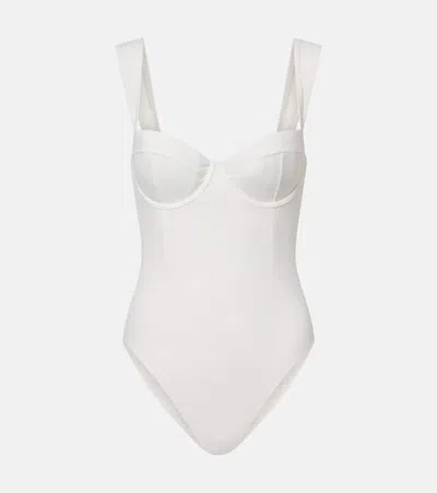 Simkhai Kylie Swimsuit In White