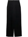 Simkhai Kyra High-waisted Crepe Trousers In Black