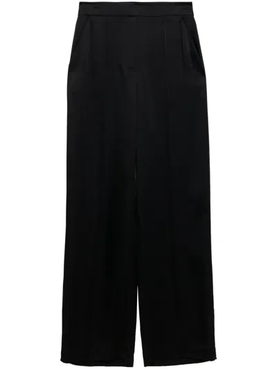 Simkhai Kyra High-waisted Crepe Trousers In Black