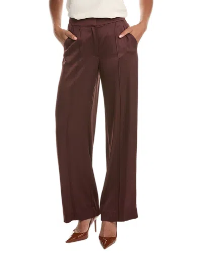 Simkhai Kyra Wide Leg Pant In Brown