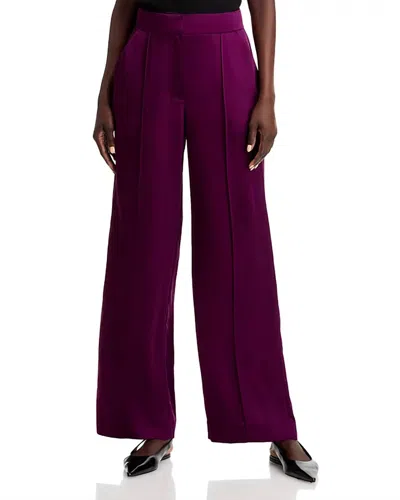 Simkhai Kyra Wide Leg Pant In Acai