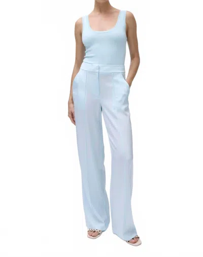 Simkhai Kyra Wide Leg Pant In Sky In Blue
