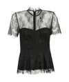 Simkhai Lace-embellished Corset Top In Black