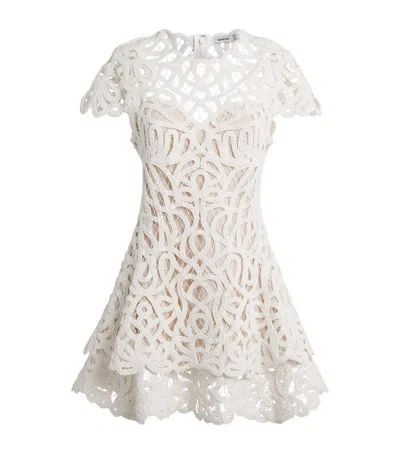 Simkhai Lace Lina Mini Dress In White
